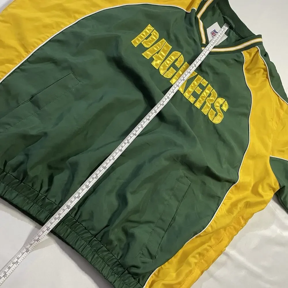 Vintage Green Bay Packers NFL Windbreaker Jacket G-III Pullover Mens XXL